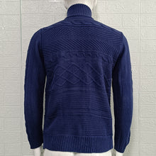 Cargar imagen en el visor de la galería, Men's Round Neck Sweater Casual Knitted Sweater
