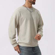 Cargar imagen en el visor de la galería, Men's Winter Sweater Loose Round Neck Thickened Sweater