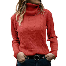 Cargar imagen en el visor de la galería, Women's Turtleneck Sweaters 2024 Fashion Long Sleeve Pullover