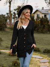 Cargar imagen en el visor de la galería, Sweaters for Women Cardigan Dressy Solid Open Front Long Knited Cardigan Sweater Fashion Loose Fit Coat Tops