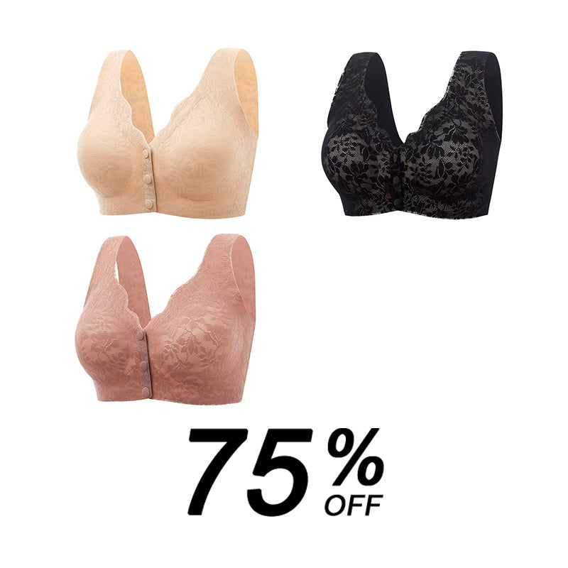 🌸HOT SALE 50% OFF🌸 - FRONT BUCKLE SLEEP BRA FOR WOMEN OF ALL AGES(M-3XL)