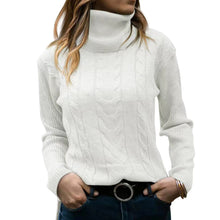 Cargar imagen en el visor de la galería, Women's Turtleneck Sweaters 2024 Fashion Long Sleeve Pullover