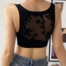 Cargar imagen en el visor de la galería, Women's Seamless Deep V Hollow Vest Bra