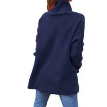 Cargar imagen en el visor de la galería, Soft Cotton Stand Collar Large Size Long Sleeve Tops Ladies Jumper Loose Tunic Casual T-Shirts