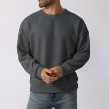 Cargar imagen en el visor de la galería, Men's Winter Sweater Loose Round Neck Thickened Sweater