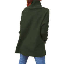 Cargar imagen en el visor de la galería, Soft Cotton Stand Collar Large Size Long Sleeve Tops Ladies Jumper Loose Tunic Casual T-Shirts