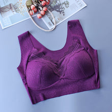 Cargar imagen en el visor de la galería, Women's Thin Wireless Side Push Up Large Size Bra