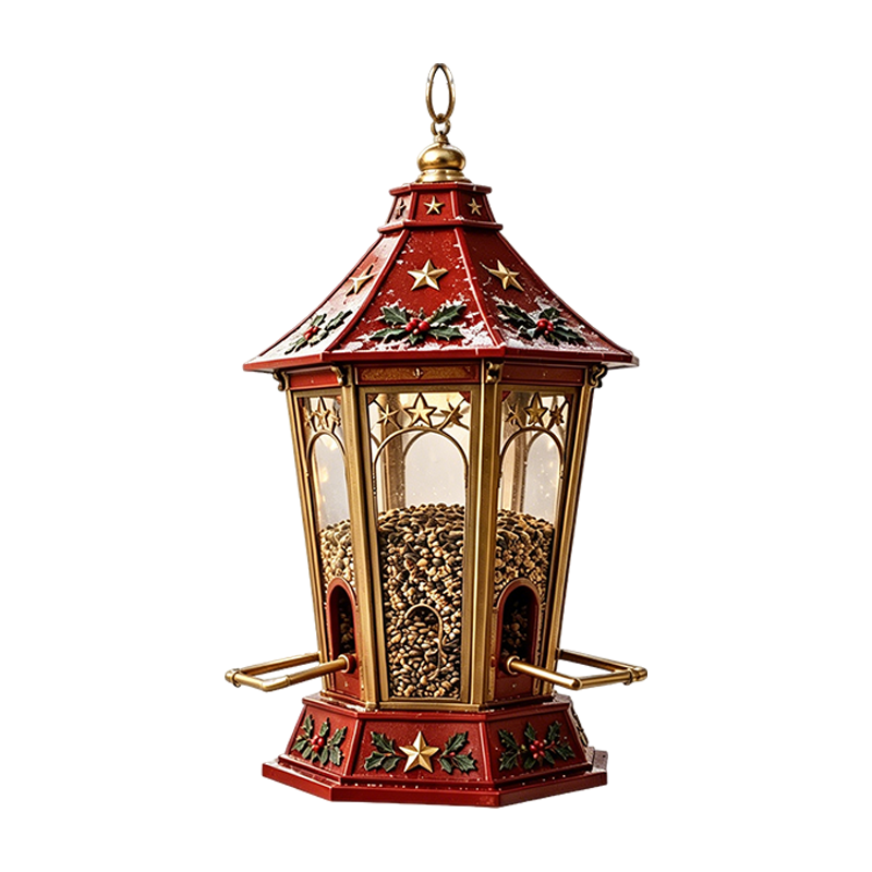 Graddi Holly & Seed Christmas Bird Feeder