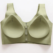 Cargar imagen en el visor de la galería, Front button thin section no steel ring breathable underwear