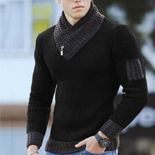 Cargar imagen en el visor de la galería, Men Turtleneck Winter Warm Cotton Pullovers Sweaters