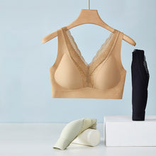Cargar imagen en el visor de la galería, Thin Lace Beautiful Back Wireless Push-Up Bra
