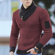 Cargar imagen en el visor de la galería, Men Turtleneck Winter Warm Cotton Pullovers Sweaters