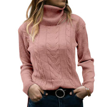 Cargar imagen en el visor de la galería, Women's Turtleneck Sweaters 2024 Fashion Long Sleeve Pullover