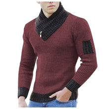 Cargar imagen en el visor de la galería, Men Turtleneck Winter Warm Cotton Pullovers Sweaters