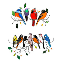 Cargar imagen en el visor de la galería, Birds Stained Glass Window Hangings