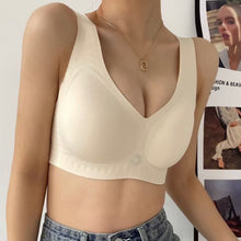 Cargar imagen en el visor de la galería, Women's Seamless Deep V Hollow Vest Bra