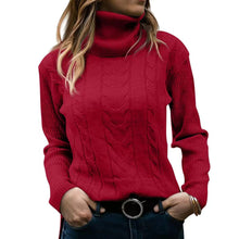 Cargar imagen en el visor de la galería, Women's Turtleneck Sweaters 2024 Fashion Long Sleeve Pullover