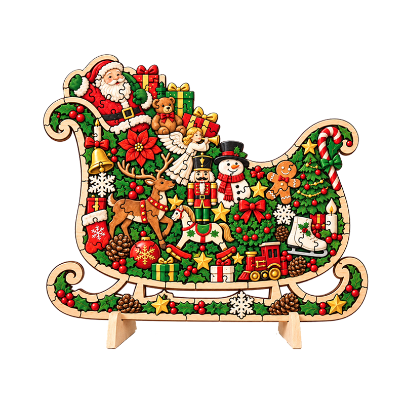 Graddi Christmas Wooden Puzzle