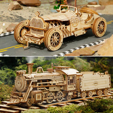 Cargar imagen en el visor de la galería, 🔥EARLY SUMMER HOT SALE 48% OFF🔥 - SUPER WOODEN MECHANICAL MODEL PUZZLE SET