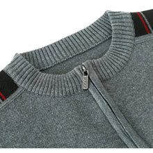 Cargar imagen en el visor de la galería, Winter Men Solid Knitted Sweater Half Zip Stand Collar Men Clothes Casual Sweater