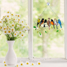 Cargar imagen en el visor de la galería, Birds Stained Glass Window Hangings