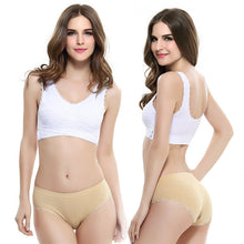 Cargar imagen en el visor de la galería, Women's Plus Size Lace Wide Straps Wireless Bra Front Closure Push Up Bras