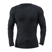 Cargar imagen en el visor de la galería, Men's Basic Knitted Crew Neck Long Sleeve Pullover