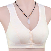Cargar imagen en el visor de la galería, Ladies Cotton Tank Front Button Bra
