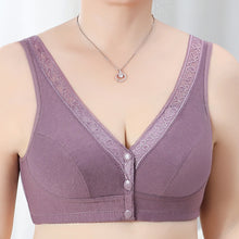 Cargar imagen en el visor de la galería, Zip Front Lace Push Up No Wire Bra