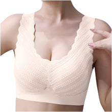 Cargar imagen en el visor de la galería, Women's Push up No Steel Ring Lace Beautiful Back Bra