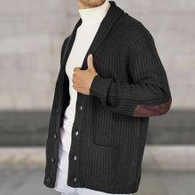 Cargar imagen en el visor de la galería, Men Long Sleeve Loose Cardigan Turn-down Collar Coat