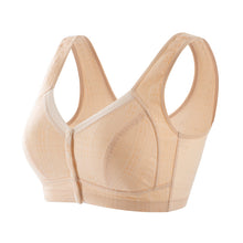 Cargar imagen en el visor de la galería, Women Cotton Front Button Bra,Mother Bra