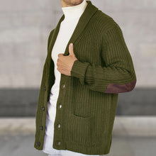 Cargar imagen en el visor de la galería, Men Long Sleeve Loose Cardigan Turn-down Collar Coat