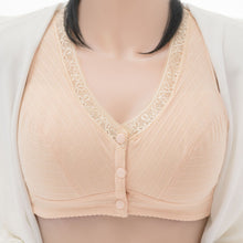 Cargar imagen en el visor de la galería, Soft Cotton Front Button Underwireless Tank Bra