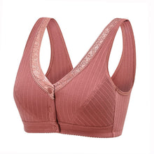 Cargar imagen en el visor de la galería, Soft Cotton Front Button Underwireless Tank Bra