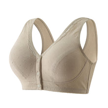 Cargar imagen en el visor de la galería, Button Front Cotton Push Up Bra