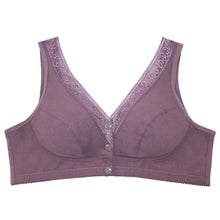 Cargar imagen en el visor de la galería, Zip Front Lace Push Up No Wire Bra