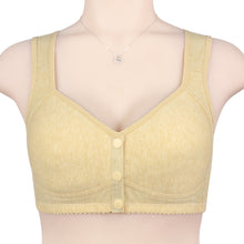 Cargar imagen en el visor de la galería, Ladies middle-aged and elderly shaped front button bra
