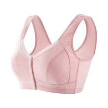 Cargar imagen en el visor de la galería, Women Cotton Front Button Bra,Mother Bra