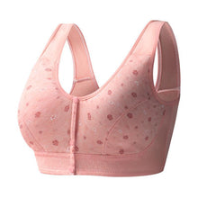Cargar imagen en el visor de la galería, Women's No Wire Pattern Front Button Underwear