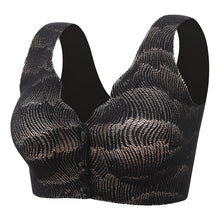 Cargar imagen en el visor de la galería, Lce silk front button wire free latex bra