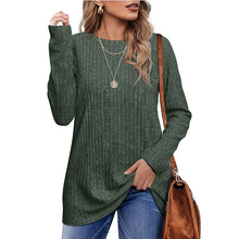 Cargar imagen en el visor de la galería, Womens Tunic Tops Long Sleeve Shirts Crew Neck Twist Front lightweight Sweaters