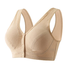 Cargar imagen en el visor de la galería, Button Front Cotton Push Up Bra