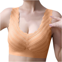 Cargar imagen en el visor de la galería, Women's Push up No Steel Ring Lace Beautiful Back Bra