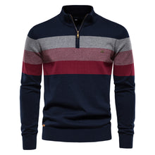 Cargar imagen en el visor de la galería, Winter New Men's Cotton Casual Zipper Knitted Sweater