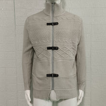 Cargar imagen en el visor de la galería, Men's Round Neck Sweater Casual Knitted Sweater