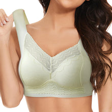 Cargar imagen en el visor de la galería, Women Solid Comfort Wireless Lace Bra