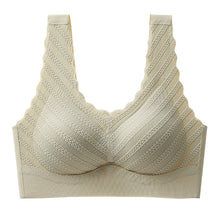 Cargar imagen en el visor de la galería, Women's Push up No Steel Ring Lace Beautiful Back Bra