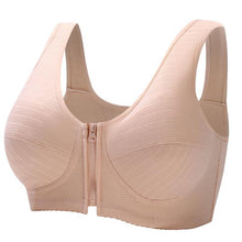 Cargar imagen en el visor de la galería, Middle-aged and elderly cotton front zipper underwear