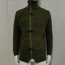 Cargar imagen en el visor de la galería, Men's Round Neck Sweater Casual Knitted Sweater